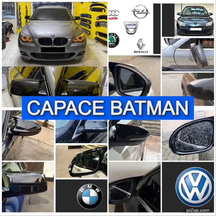 Capace oglinzi Batman Noi - TOATE MODELELE / Volkswagen Audi BMW Renault Skoda Opel Dacia