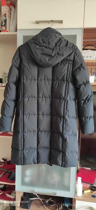 Дълго зимно дамско яке S/М,  черно