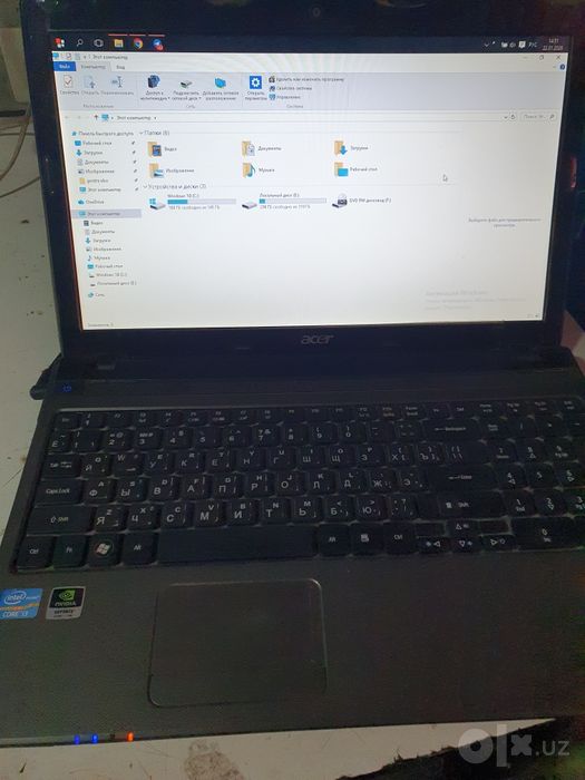 Acer core i 3 xolati o'rtacha xamma yeri ishlab duribdi