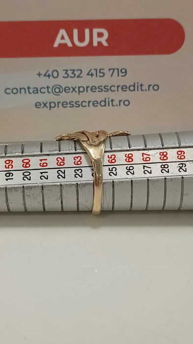 (Ag24) Inel aur 14K 3.26gr B45165.1 Garantie 2 ani!