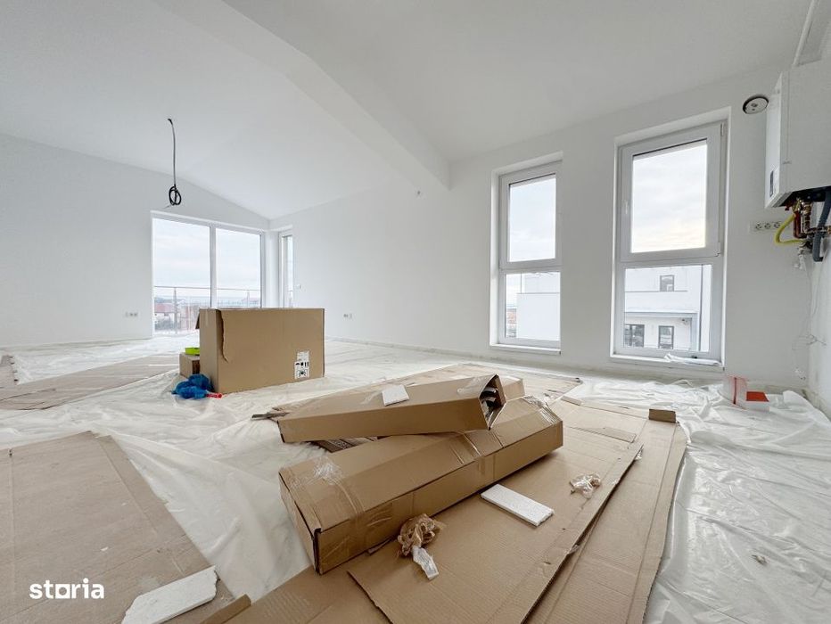 Penthouse 3 camere decomandat, 70mp utili, 30mp terasa, Giroc-Braytim — fotografia 1
