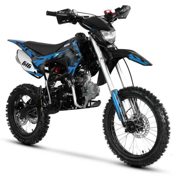 Motocicleta Cross/Enduro copii, XTR 616, 125cc, roti 14/17, cu far