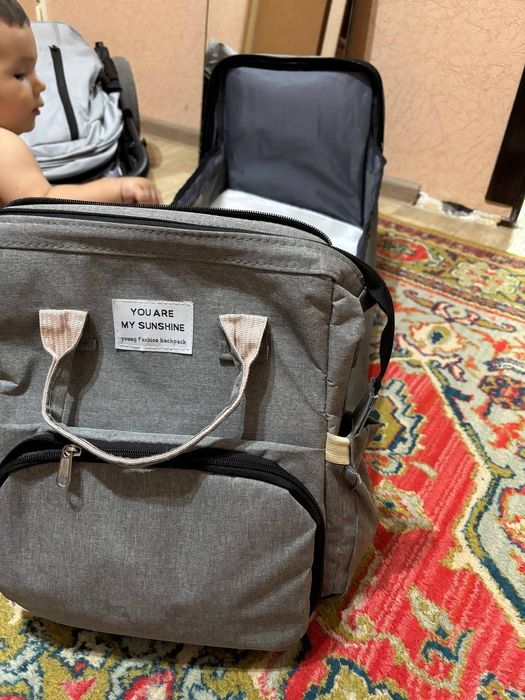 Рюкзак для мам (сумка-рюкзак трансформер) / Ryukzak krovatka