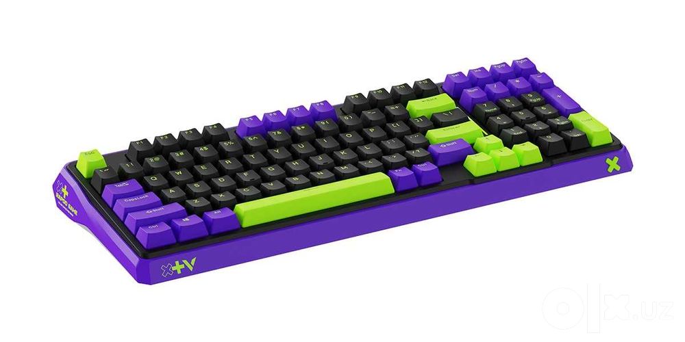 Rapoo ESK750-98 Black Purple Green игровая клавиатура