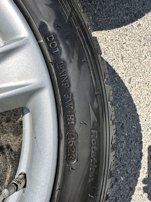 Set Roti Iarna Originale BMW 18" Style 397 Seria 3 F30 F31 F34 Seria 4 F32 F36 - Anvelope Hankook 2023 ca noi
