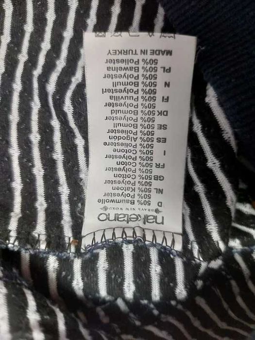 Hanorac Naketano, glugă sal, bleumarin, cu fermoar, mărimea XL