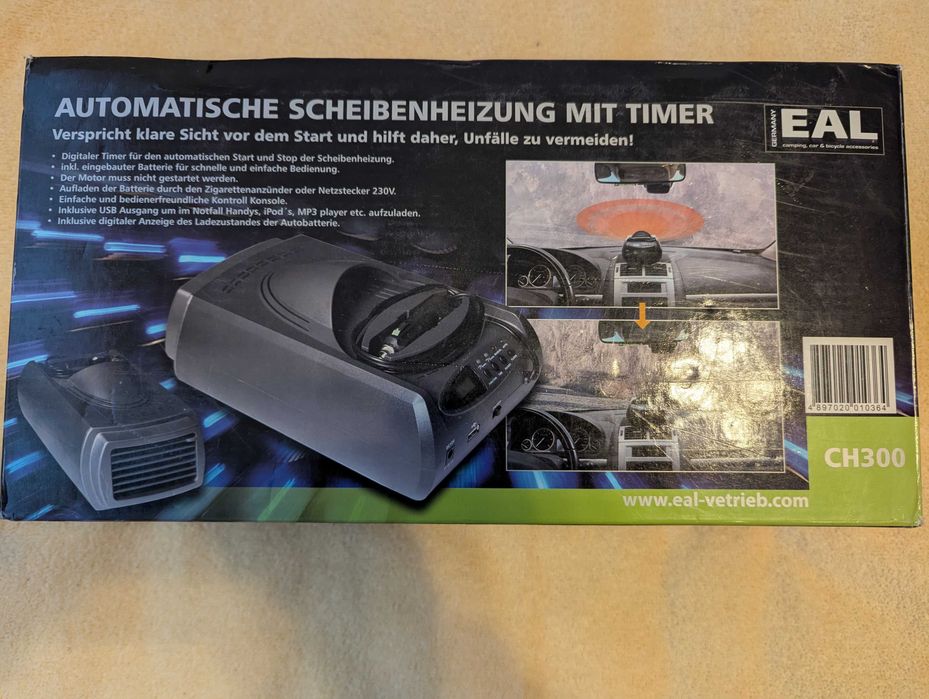 Печка за предно стъкло за автомобил