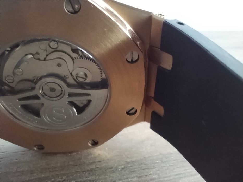 Seiko Mod  - Royal Oak Rose gold - 41 mm.