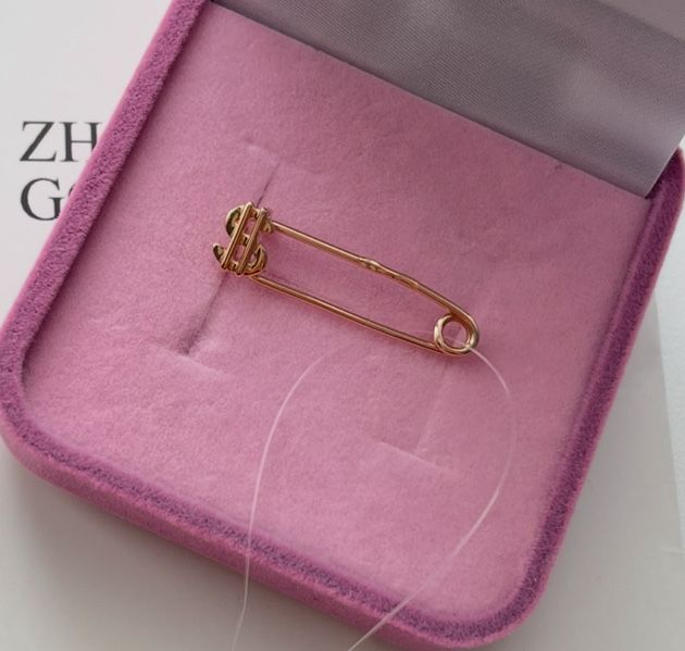 Золотые булавки 2’5-3 см