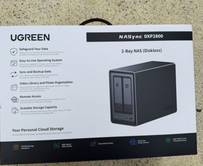 NAS UGREEN DXP2800 sigilat garantie eMag