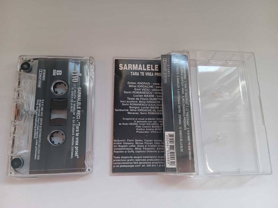 Caseta audio Sarmalele Reci, Tara te vrea prost ,Muzica Rock Romanesc