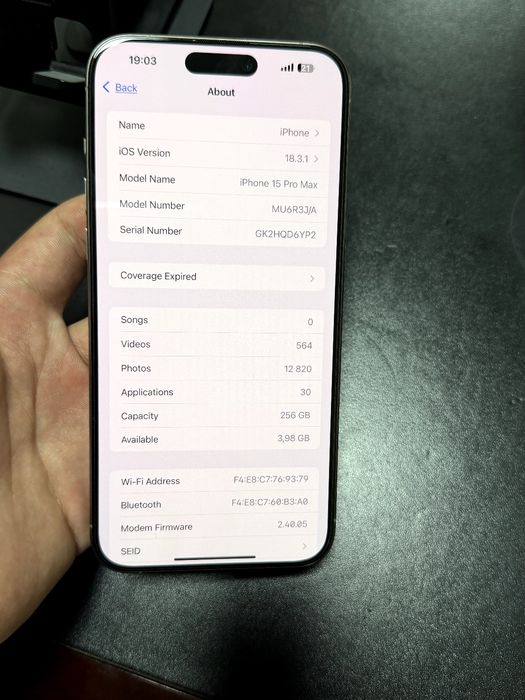 Apple Iphone 15 pro max