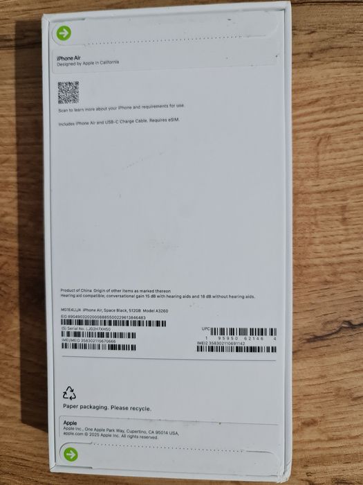 Iphone Air 512 Blue-Urgent