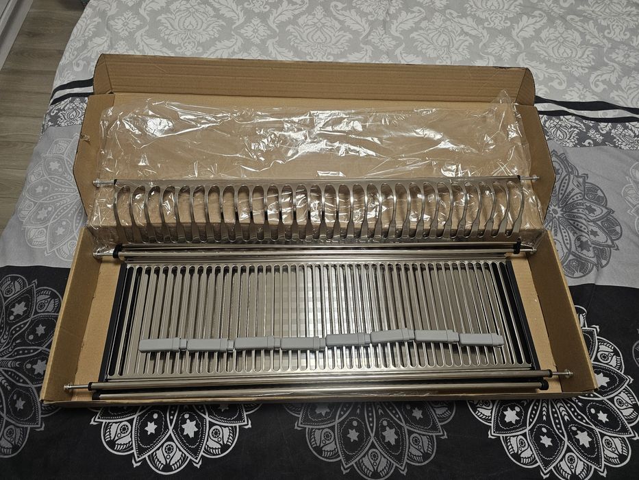 Поставка за чинии и чаши едноетажна (неръждаема)