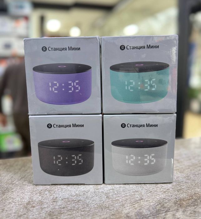 Новый Яндекс Станция Алиса Мини 3 с часами 12вт •NEW•