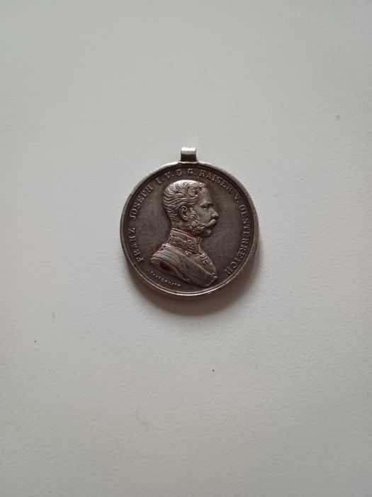 Medalie originală austro-ungară WW1 - Franz Joseph I - Argint