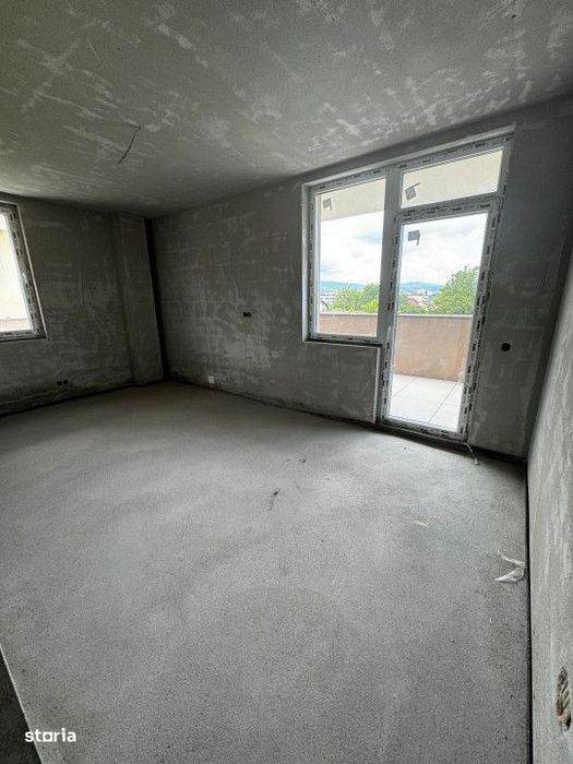 Apartament de 2 camere FINISAT 51,97 mp, terasa 42,79 mp, zona Muzeul