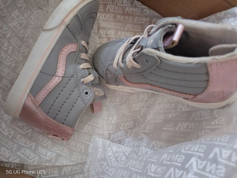 Детски обувки Vans естествена кожа