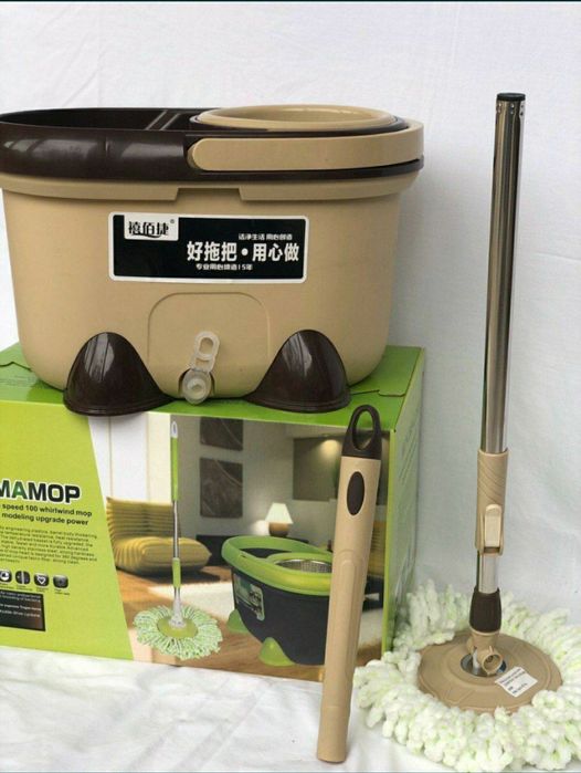 Камплект швабра ведром с автаматическим отжимом даставка безплатная