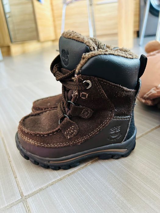Timberland ОРИГИНАЛНИ Бебешки зимни кожени боти