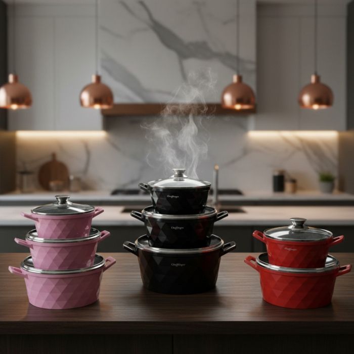 Висококачествен комплект касероли Cheffinger