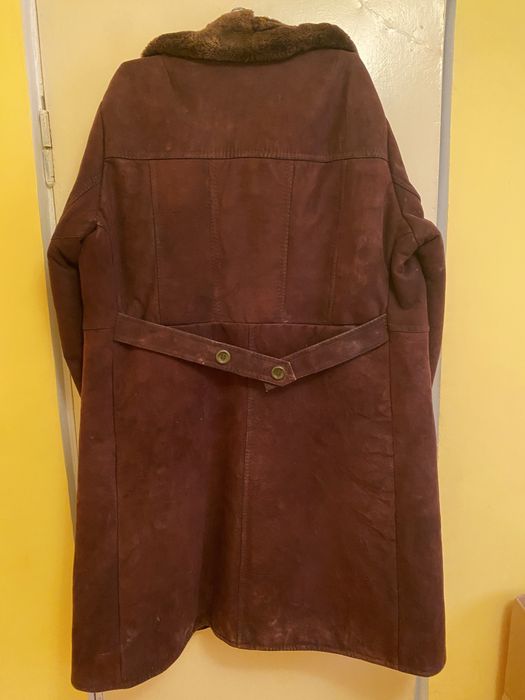 Мужская натуральная дубленка, 52 размер