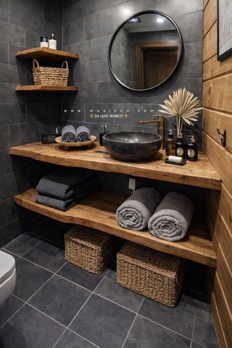 Плот за баня от дърво. Дървен плот за баня