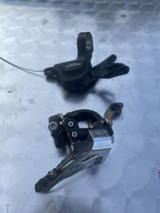 Schimbator shimano si cauciucuri continental