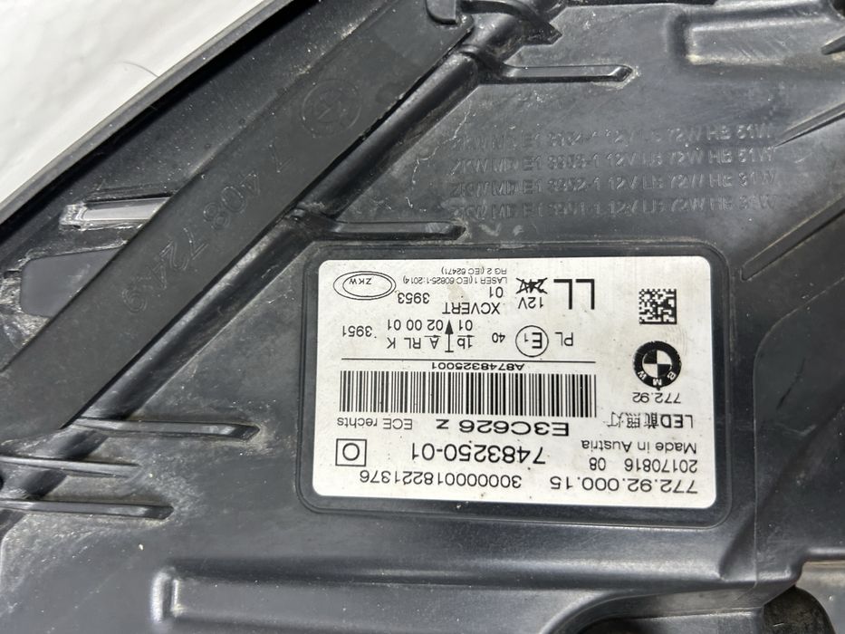 Far faruri Bmw G11 G12 seria 7 LASER dreapta 2015-2018