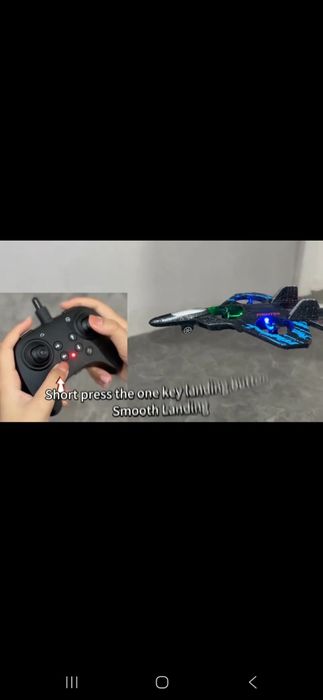 Самолетик на пульте управления истребитель на радио управлении