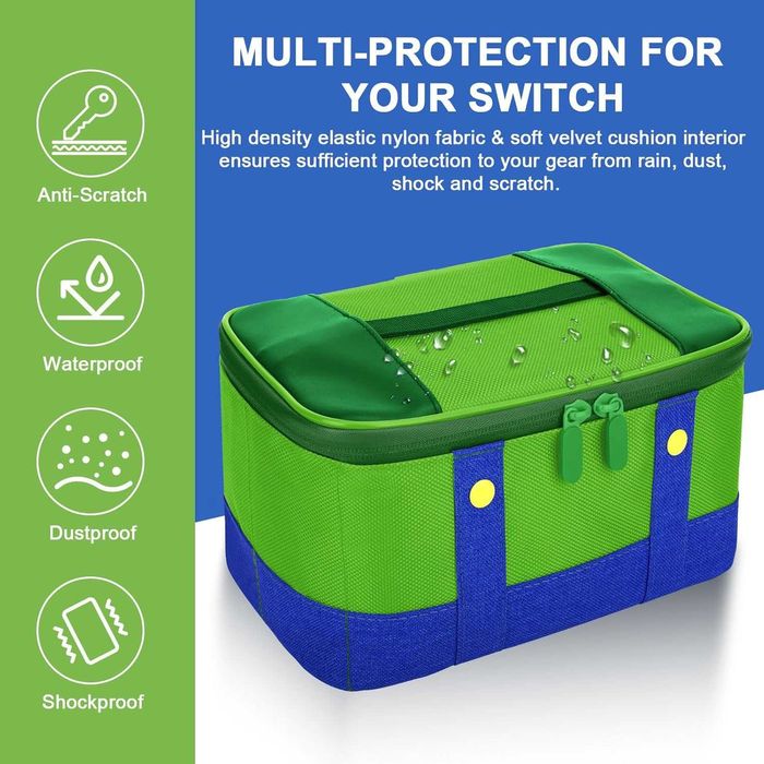 Калъф Кейс за Nintendo Switch Чанта за съхранение на конзола и карти