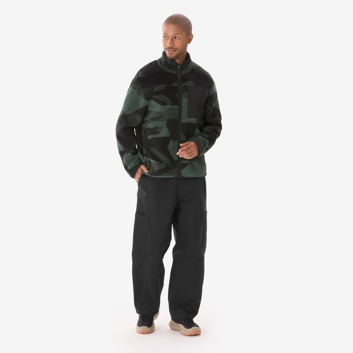Polar de drumeție sherpa Mh500 verde, - produs resigilat Decathlon