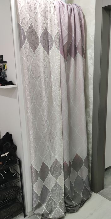 Шторы с тюлью комплект