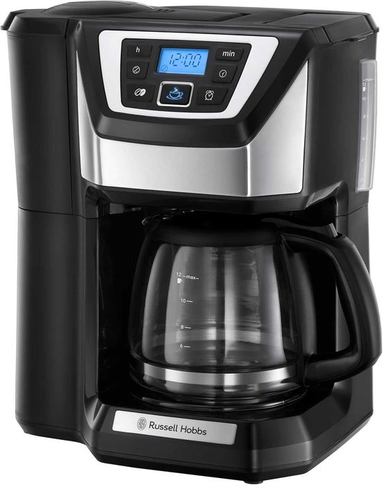 Шварц кафемашина с мелачка Russell Hobbs Victory Grind&Brew (22000-56)