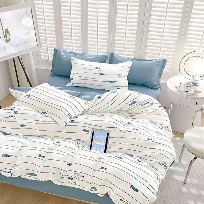 Разпродажба на спално бельо от 6 части за спалня – С ЛАСТИК