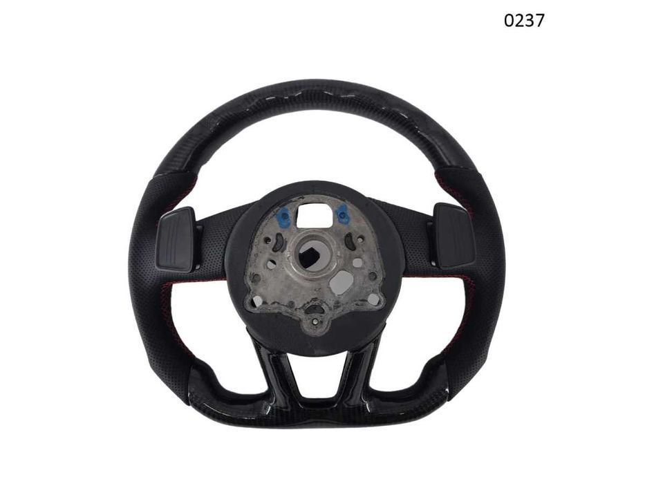 Volan sport decupat carbon AUDI A3, A4, A5, A6, A7, A8, Q3, Q5, Q7, Q8