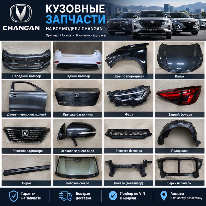Changan бампер передный
