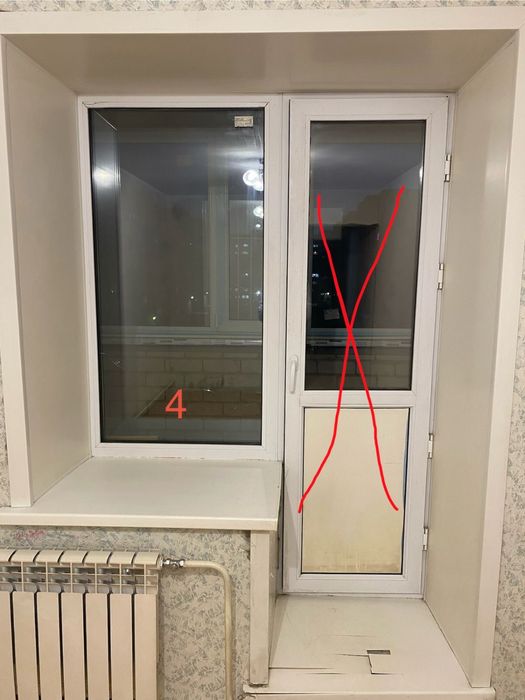 Продам пластиковые окна с подоконниками