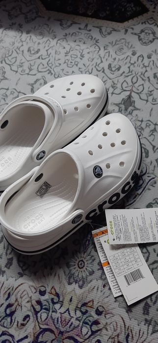 Кроксы белые 35-36