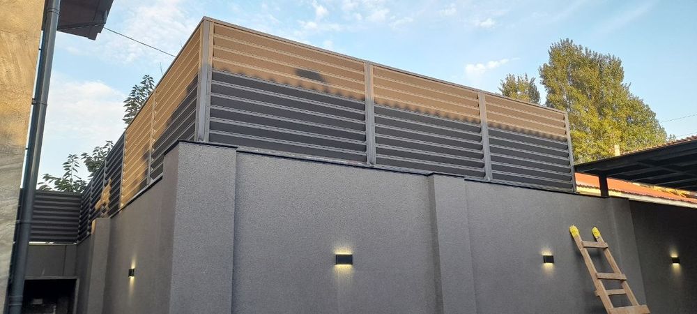 Жалюзи, заборы из металла.