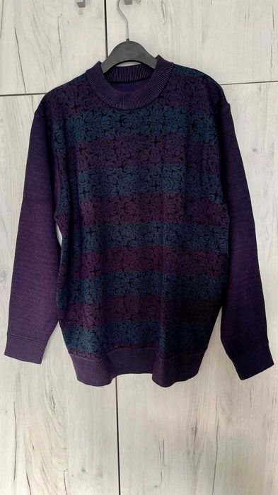 Елегантна мъжка блуза с десен (чисто нова)