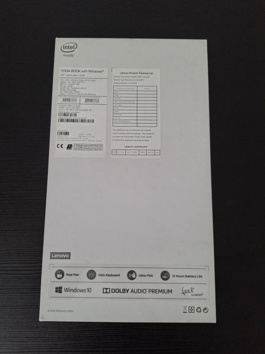 Laptop 2 in 1 Lenovo Yoga Book YB1-X91F