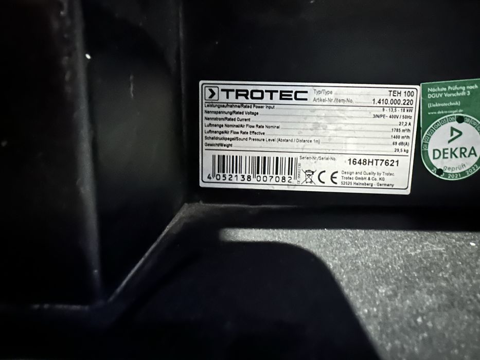 Aeroterma Trotec TEH 100