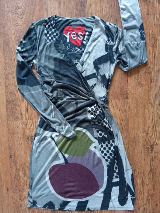 DESIGUAL multicoloured dress - дамска рокля р-р М