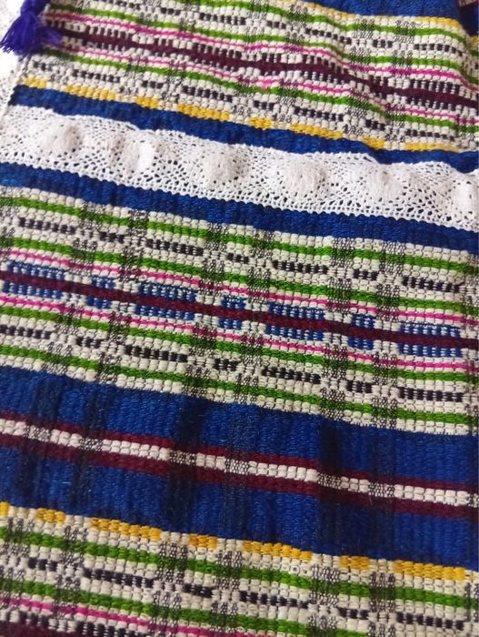 Тъкана старинна северняшка престилка от вълна