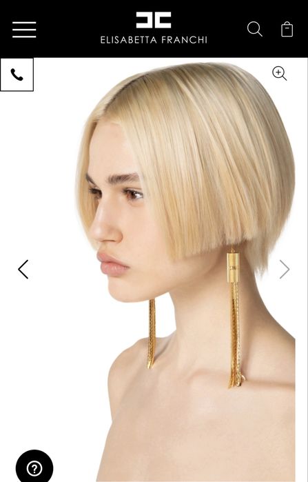 Обеци и пола Elisabetta Franchi