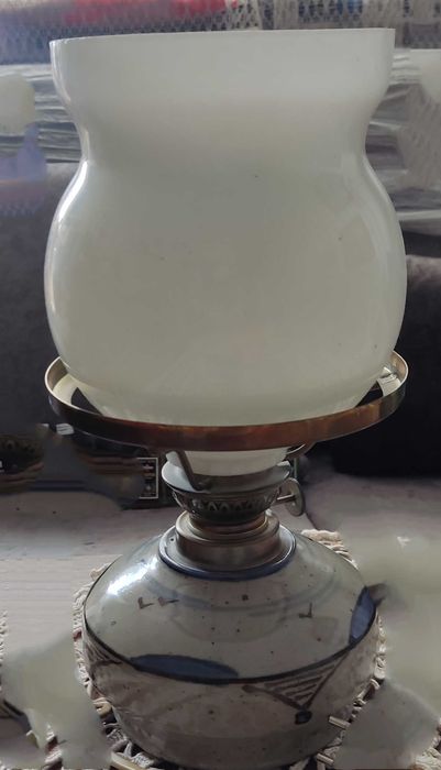 2за60€ Немски нощни настолни лампи кристал/текстил и керамична/стъкло