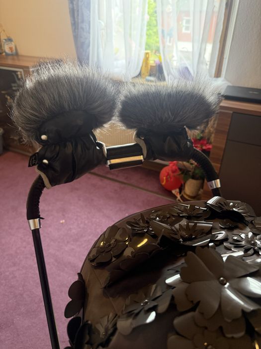 Cybex Priam Platinum 4 Simply Flowers -Сет 3 в 1