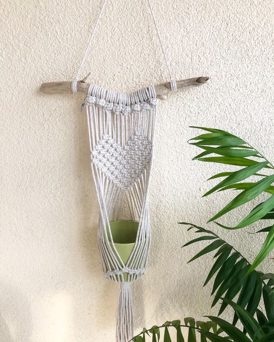 Макраме за висящи цветя