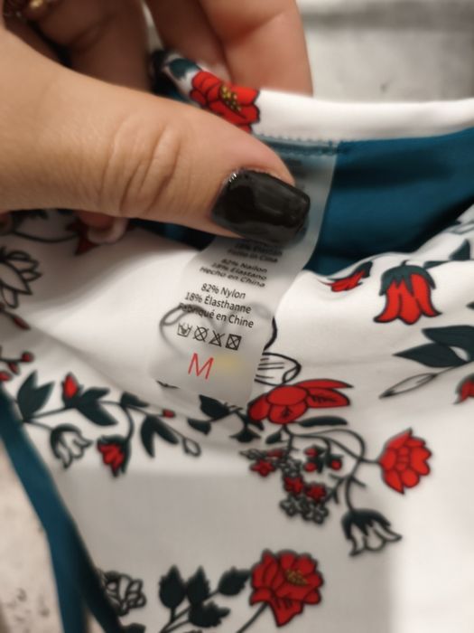 Costum de baie două piese umipubo – top V-neck cu halter triunghi, sli